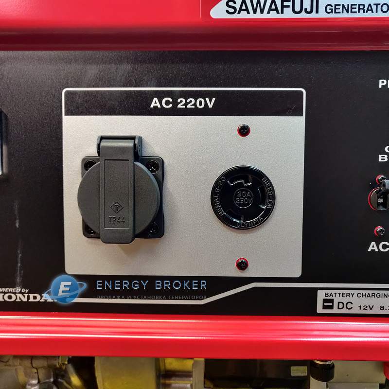 Sawafuji Elemax SH 7600-EX-RS в кожухе с автозапуском