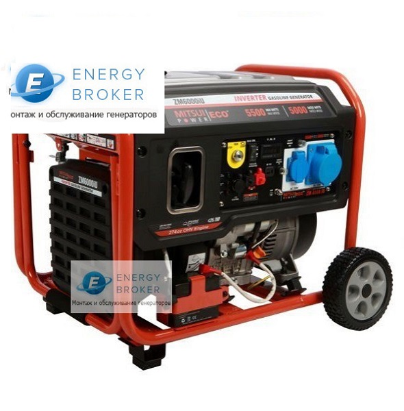 Инверторный генератор Mitsui Eco ZM 6000 IU с АВР