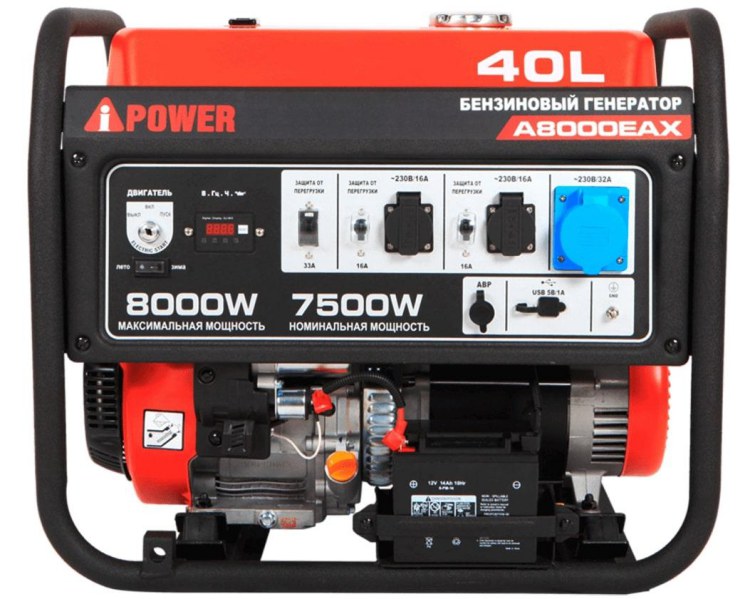 Генератор A-IPOWER A8000EAX с АВР