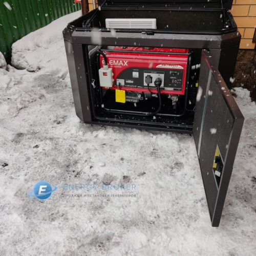 Sawafuji Elemax SH 7600-EX-RS в кожухе с автозапуском