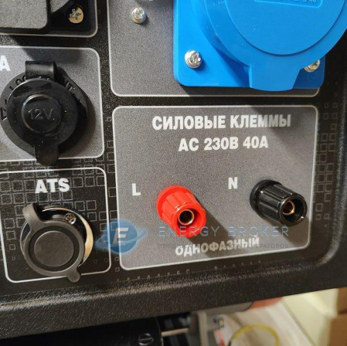 Всю мощность можно снять с помощью терминалов